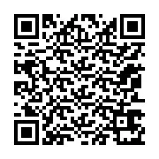 QR kód a telefonszámhoz +12053671855