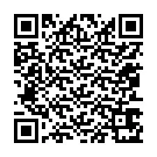 QR-koodi puhelinnumerolle +12053671856