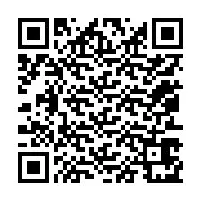 QR-koodi puhelinnumerolle +12053671859