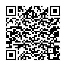 Código QR para número de teléfono +12053672269