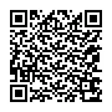 Código QR para número de telefone +12053672270