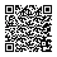 Código QR para número de telefone +12053672534