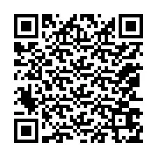 Código QR para número de teléfono +12053675379