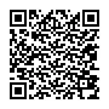 QR-koodi puhelinnumerolle +12053834352