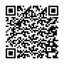 Código QR para número de teléfono +12054038046