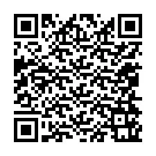 QR-code voor telefoonnummer +12054161476