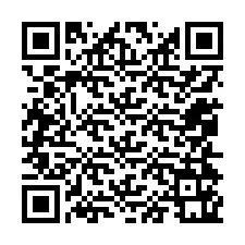 QR kód a telefonszámhoz +12054161477