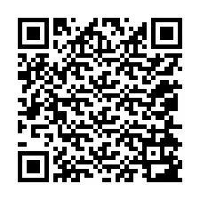 Codice QR per il numero di telefono +12054183838