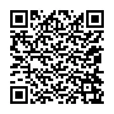 Código QR para número de telefone +12054267614