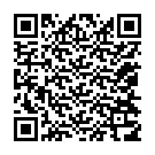 QR-koodi puhelinnumerolle +12054316339