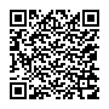 QR kód a telefonszámhoz +12054316858