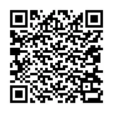 Código QR para número de teléfono +12054333302