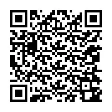 QR-code voor telefoonnummer +12054342442