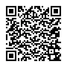 Codice QR per il numero di telefono +12054342443