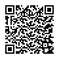 Kode QR untuk nomor Telepon +12054342444