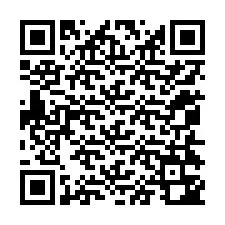 QR-koodi puhelinnumerolle +12054342450