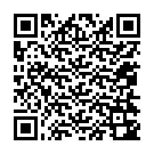 QR-код для номера телефона +12054342453