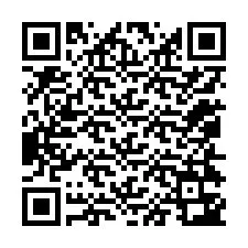 Código QR para número de teléfono +12054343469