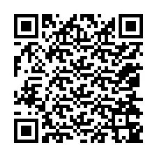 QR-Code für Telefonnummer +12054345989