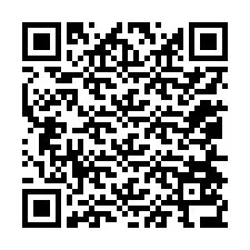 QR-koodi puhelinnumerolle +12054536329