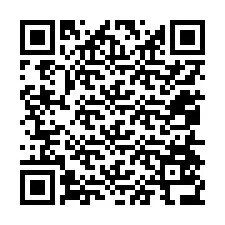 QR kód a telefonszámhoz +12054536343