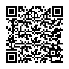 QR-code voor telefoonnummer +12054572428