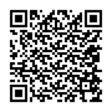 Código QR para número de telefone +12054574136