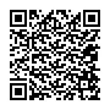 Código QR para número de teléfono +12054575593