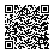 QR-Code für Telefonnummer +12054578418