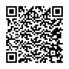 Kode QR untuk nomor Telepon +12054578423