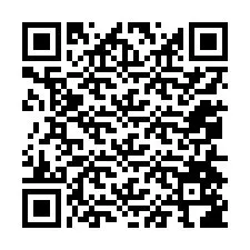 QR-koodi puhelinnumerolle +12054586757