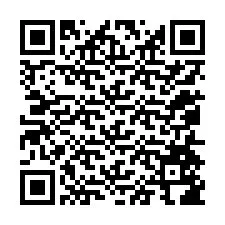 QR-koodi puhelinnumerolle +12054586758