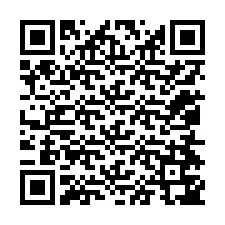 Kode QR untuk nomor Telepon +12054747289