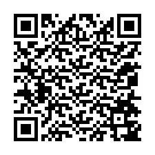 QR Code สำหรับหมายเลขโทรศัพท์ +12054747744