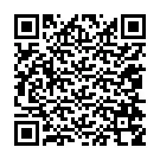 Kode QR untuk nomor Telepon +12054758592