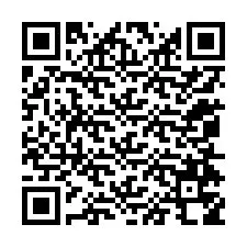 Código QR para número de telefone +12054758594