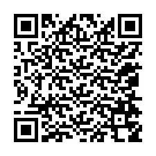 Código QR para número de teléfono +12054758598