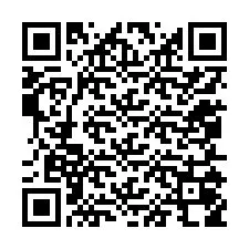 Código QR para número de teléfono +12055058026