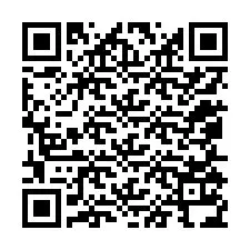 QR-Code für Telefonnummer +12055134328