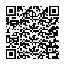 Código QR para número de telefone +12055136506