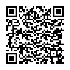 Código QR para número de telefone +12055146486