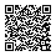 QR-код для номера телефона +12055360122