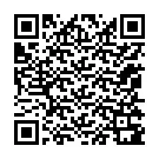 Código QR para número de teléfono +12055381265