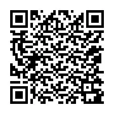 QR-koodi puhelinnumerolle +12055381268