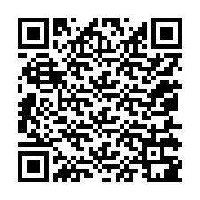 QR код за телефонен номер +12055381808