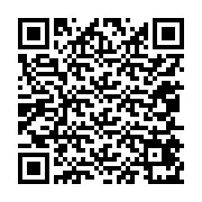 Código QR para número de teléfono +12055471432