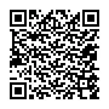 QR код за телефонен номер +12055558077