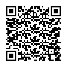 QR-Code für Telefonnummer +12055558648