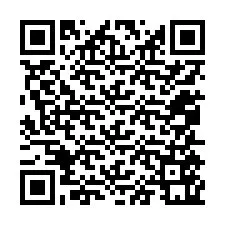 QR-koodi puhelinnumerolle +12055561273