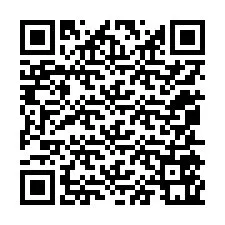 QR-код для номера телефона +12055561874